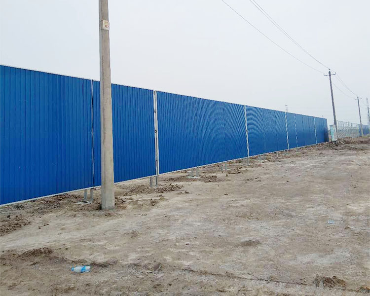 大兴彩钢围挡板案例